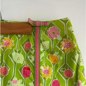 💫Lily Pulitzer💫 Honey Bee Skort Lady Bug Fruit Floral Lime Green